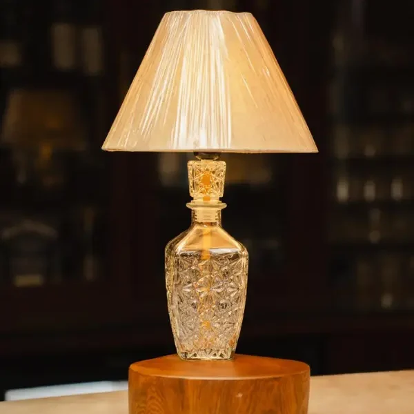Decanter Bottle Lamp - Crafted Glow