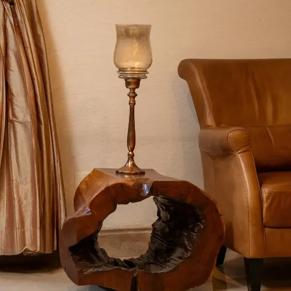 Organic Hollow Acacia Console