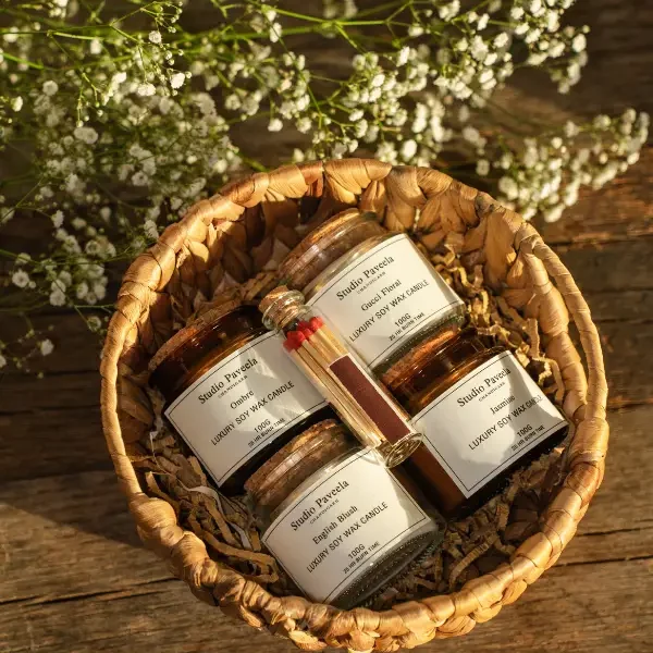 Mini Luxe Candle Set – Set of 4