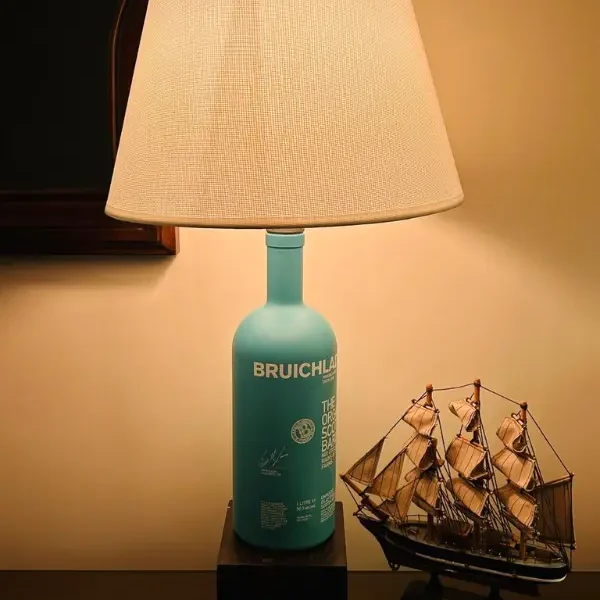 Bottle Lamp - Wired Whiskey Wick