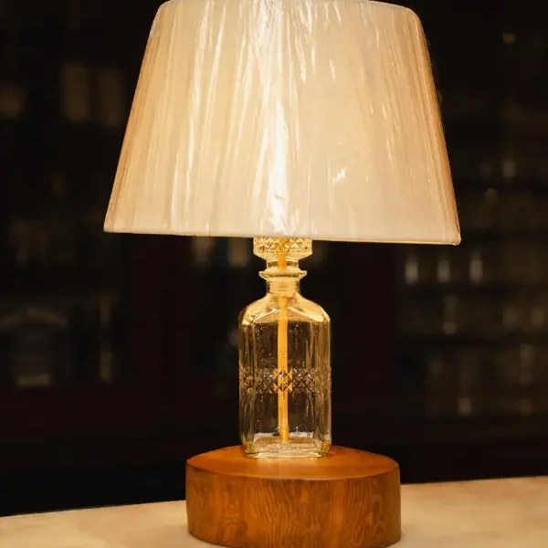 Decanter Bottle Lamp- Timber Light