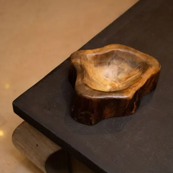 Asymmetrical Wooden Bowls A1