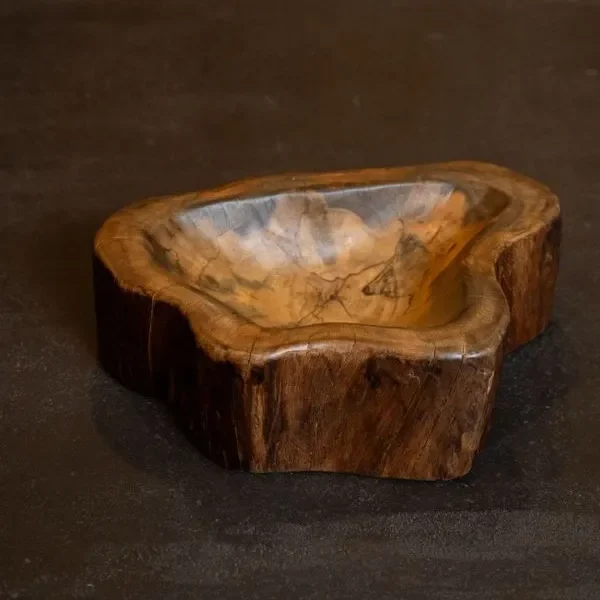 Asymmetrical Wooden Bowls A3