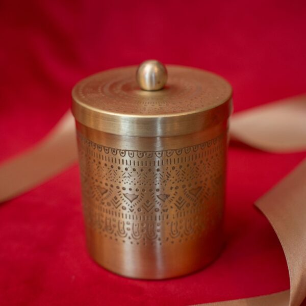 Brass container