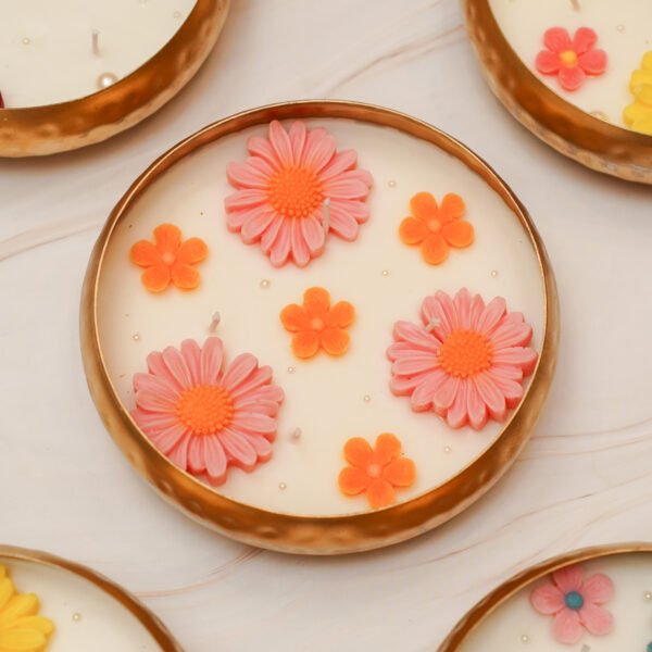 Floral Bouquet Urli – 6.5 Inch Decorative Bowl