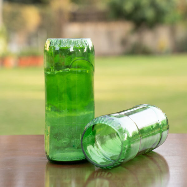 EarthGlow Upcycled Glass – Eco-Friendly Decor Piece (1 Pc)