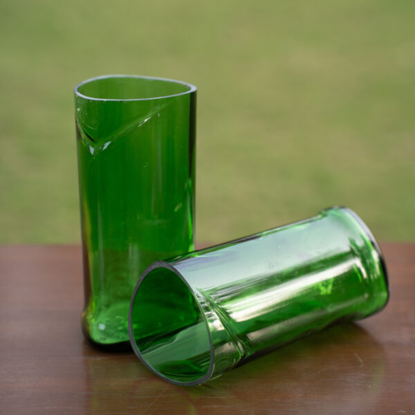 GreenAura Upcycled Glass – Handcrafted Sustainable Decor (1 Pc)