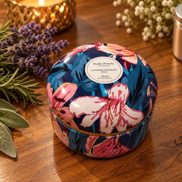 Lavender Rosemary Sage – Pure Soy Wax Candle